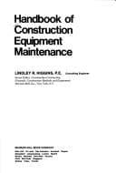 Tapa de Handbook of construction equipment maintenance