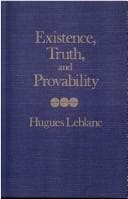 Tapa de Existence, truth, and provability