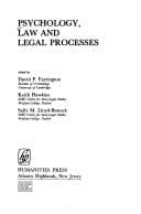 Tapa de Psychology, law, and legal processes