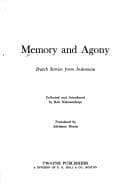 Tapa de Memory and agony
