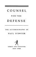Tapa de Counsel for the defense