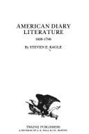 Tapa de American diary literature, 1620-1799
