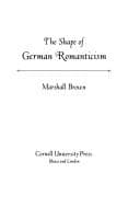Tapa de The shape of German romanticism