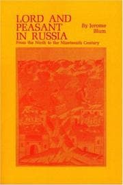 Tapa de Lord and Peasant in Russsia