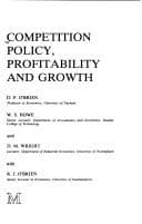 Tapa de Competition policy, profitability, and growth