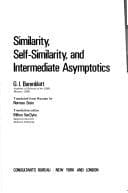 Tapa de Similarity, self-similarity, and intermediate asymptotics