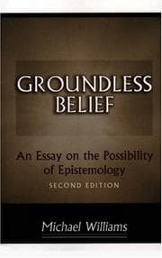 Tapa de Groundless belief