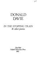 Tapa de In the stopping train & other poems