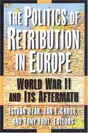 Tapa de The politics of retribution in Europe