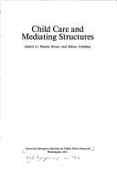 Tapa de Child care and mediating structures