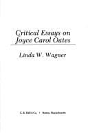 Tapa de Critical essays on Joyce Carol Oates