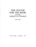 Tapa de The Center for the Book in the Library of Congress