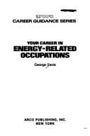 Tapa de Your career in energy-related occupations