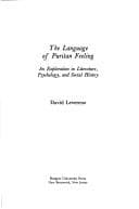 Tapa de The language of Puritan feeling