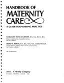 Tapa de Handbook of maternity care