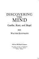 Tapa de Discovering the mind