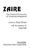 Tapa de Zaire, the political economy of underdevelopment