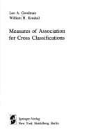 Tapa de Measures of association for cross classifications