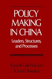 Tapa de Policy Making in China