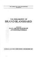 Tapa de The Philosophy of Brand Blanshard