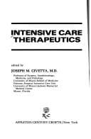Tapa de Intensive care therapeutics