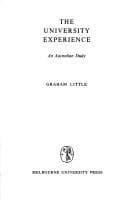 Tapa de The university experience