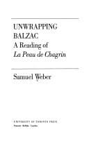Tapa de Unwrapping Balzac
