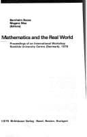 Tapa de Mathematics and the Real World