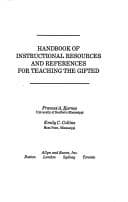 Tapa de Handbook of instructional resources and references for teaching the gifted