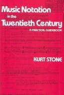 Tapa de Music notation in the twentieth century