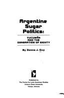 Tapa de Argentine sugar politics