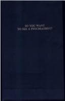 Tapa de So you want to see a psychiatrist?