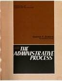 Tapa de The administrative process