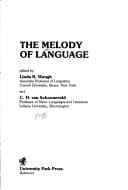 Tapa de The Melody of language