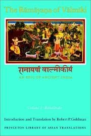Tapa de The Ramayana of Valmiki: An Epic of Ancient India, Volume 1