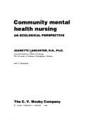Tapa de Community mental health nursing
