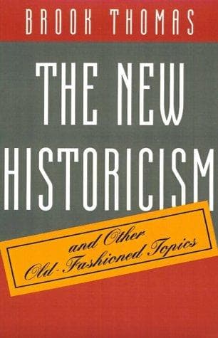 Tapa de The new historicism