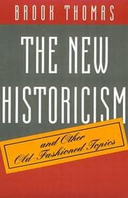 Tapa de The new historicism