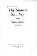 Tapa de The shorter Strachey