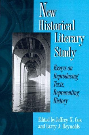 Tapa de New historical literary study
