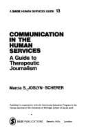 Tapa de Communication in the human services