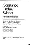 Tapa de Constance Lindsay Skinner, author and editor