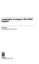 Tapa de A geography of energy in the United Kingdom