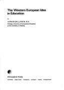 Tapa de The Western European idea in education
