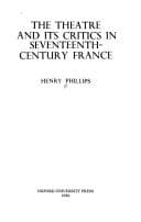 Tapa de The theatre and its critics in seventeenth-century France