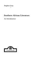 Tapa de Southern African literature