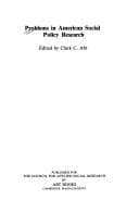 Tapa de Problems in American social policy research