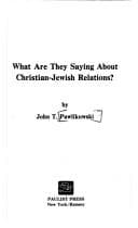 Tapa de What are they saying about Christian-Jewish relations
