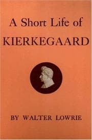 Tapa de A short life of Kierkegaard