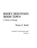 Tapa de Rocky Mountain boom town